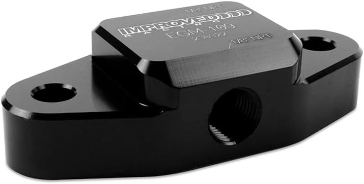 Improved Racing Gen III & IV LS Engine Oil Cooler Bypass Cover (2x 1/8" NPT Ports)… - Image 3